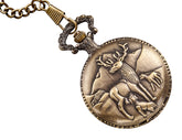 ALPINE Quartz Moose Pocket Watch W4455